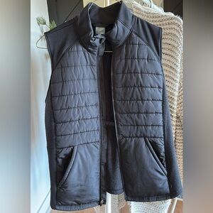 Women's Black Quilted Vest